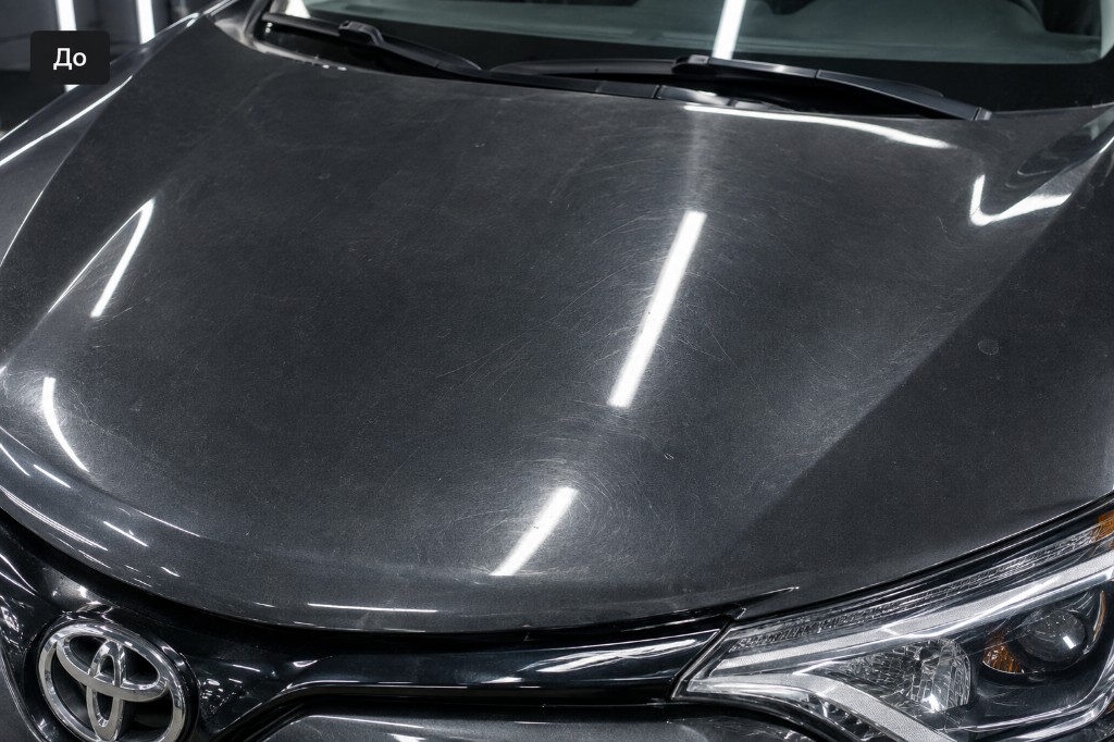 До — полировка кузова Toyota